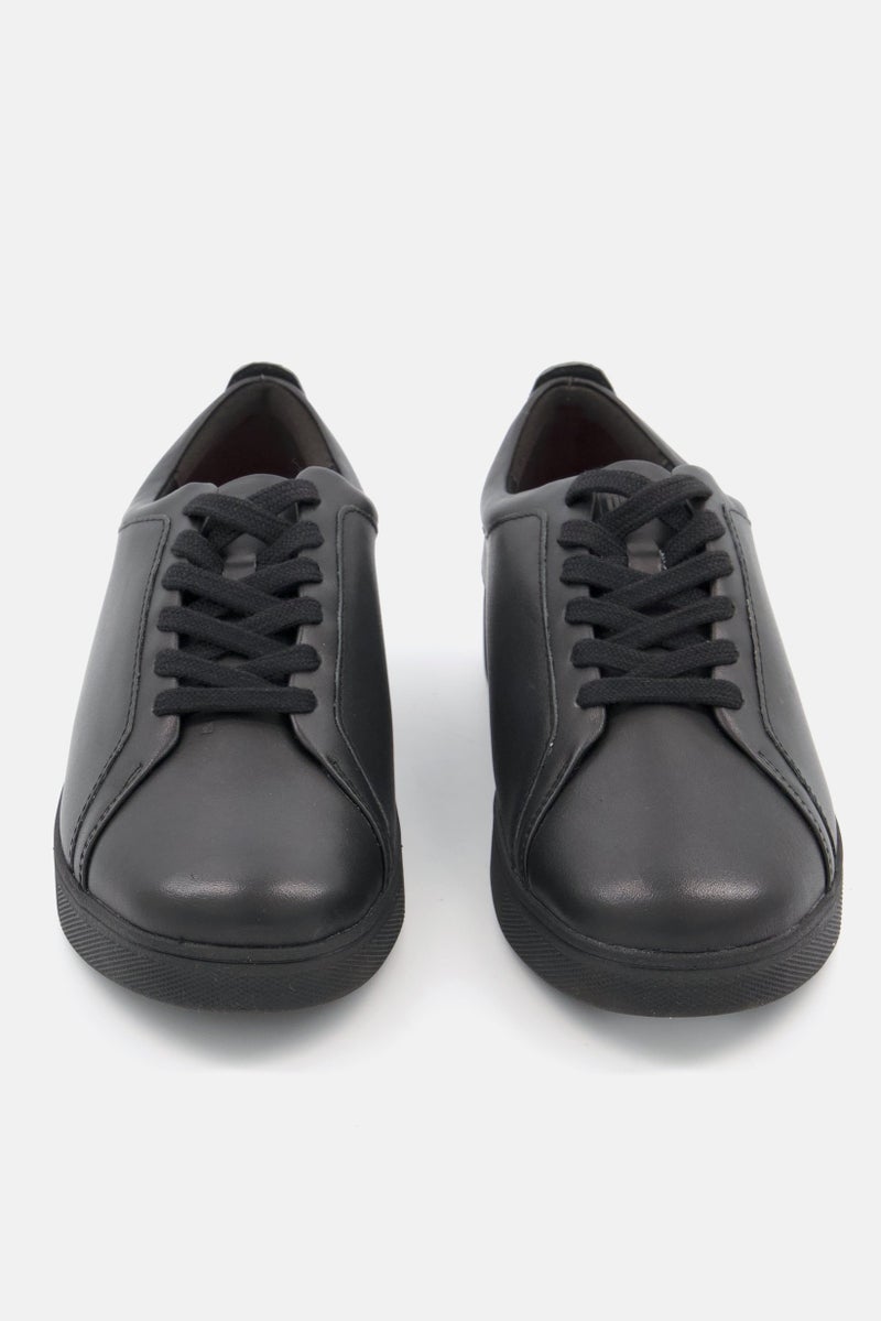 FitFlop أحذية كاجوال منخفضة القطع للنساء، سوداء - Image 3