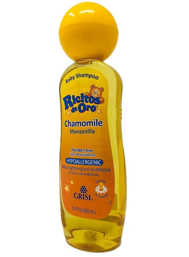Ricitos de Oro Chamomile Baby Shampoo, Hypoallergenic Tear Free Baby Shampoo with Chamomille Extract; 8.4 Fl Oz - Image 2