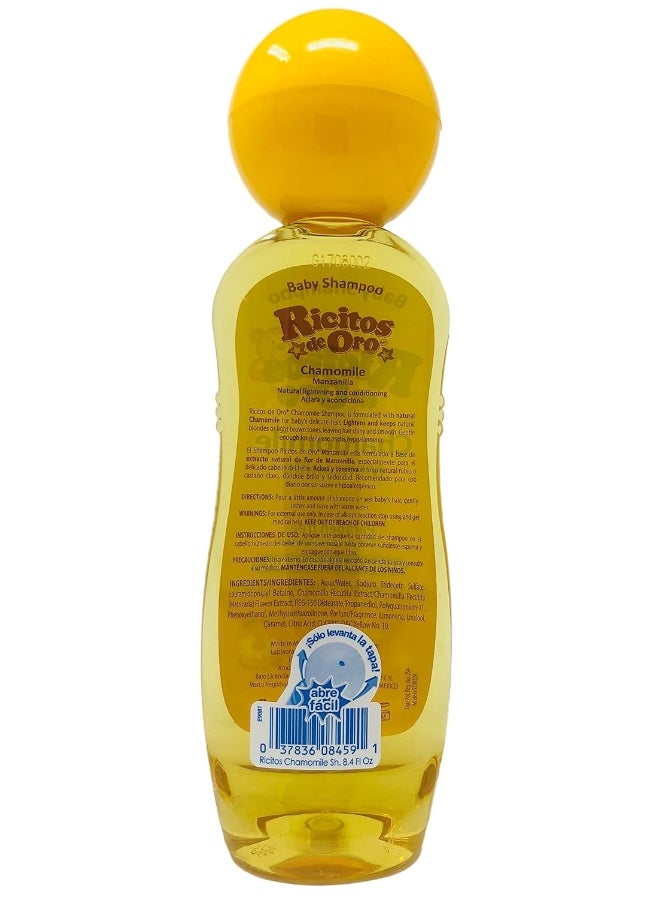 Ricitos de Oro Chamomile Baby Shampoo, Hypoallergenic Tear Free Baby Shampoo with Chamomille Extract; 8.4 Fl Oz - Image 3