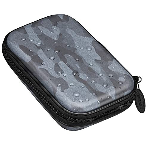 Casemaster by GLD Products Sentinel 6 Dart Case, Holds Extra Accessories, Tips, Shafts and Flights, Compatible With Steel and Soft Tip Darts, Impact & Water Resistant Tactech Shell, Black Camo - Image 2