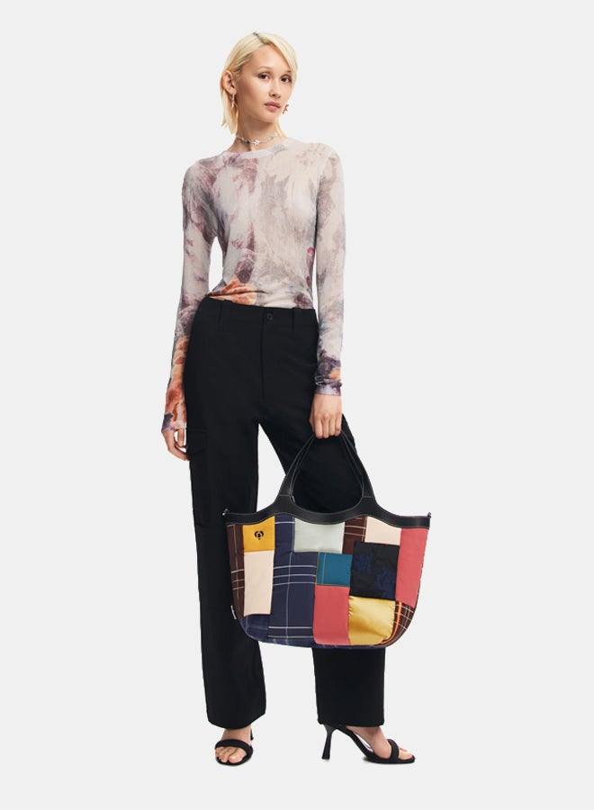 DESIGUAL Geometric Handle Bag - Image 2