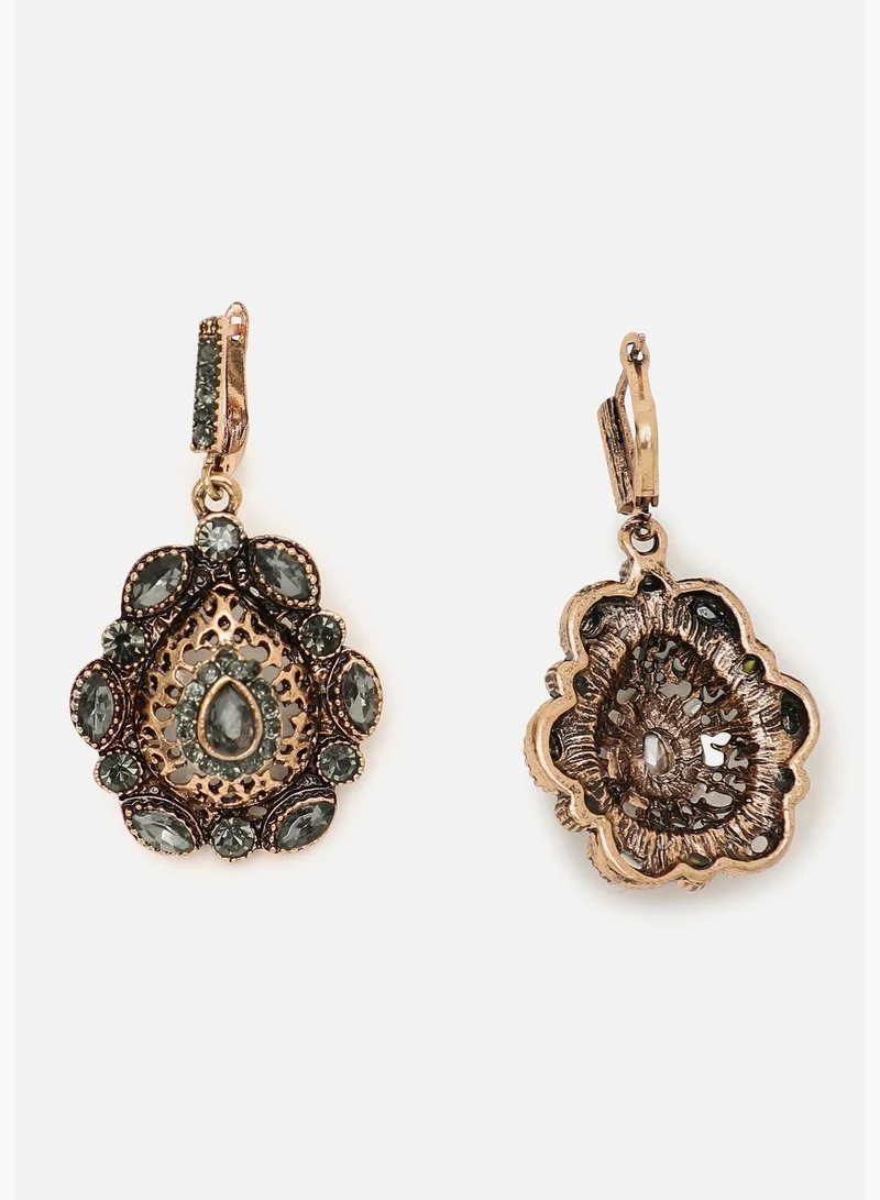 SOHI Trendy Designer Stone Drop Earring