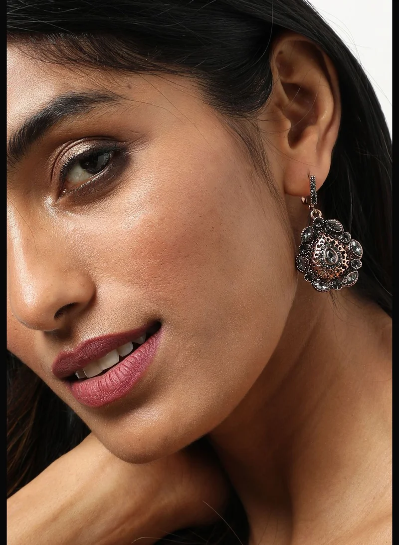 SOHI Trendy Designer Stone Drop Earring