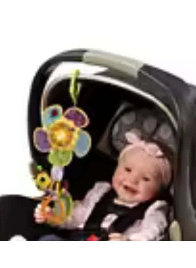 في تك Tug And Spin Busy Bee, Interactive And Developmental Toy With Sounds And Music, For Boys And Girls, Suitable For Ages 3 Months+