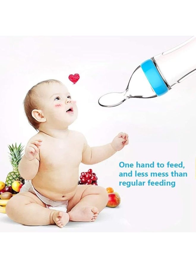 MiniMe Baby Bottle & Fruit Feeder Pacifier Gift Set | Feeding Accessories | 6+ Months | Blue | Food-Safe Plastic | Soft & Gentle on Baby's Skin | Durable | Easy To Clean | Ideal For Daily Use & Gifting. - Image 3