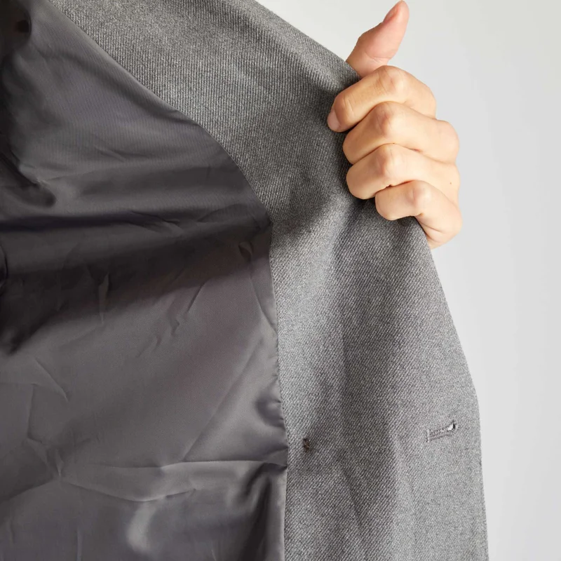 Kiabi Flannel Blazer Grey