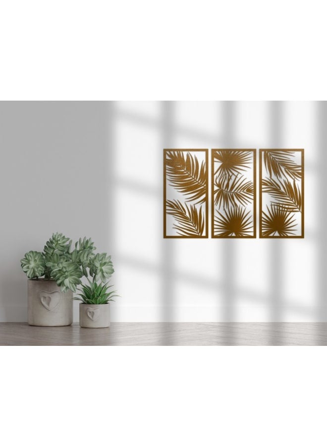 Home Gallery Palm Leaf Silhouette Wood Wall Art - Image 2
