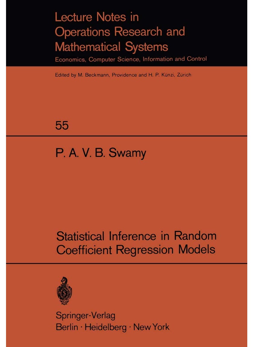 Statistical Inference in Random Coefficient Regression Models 