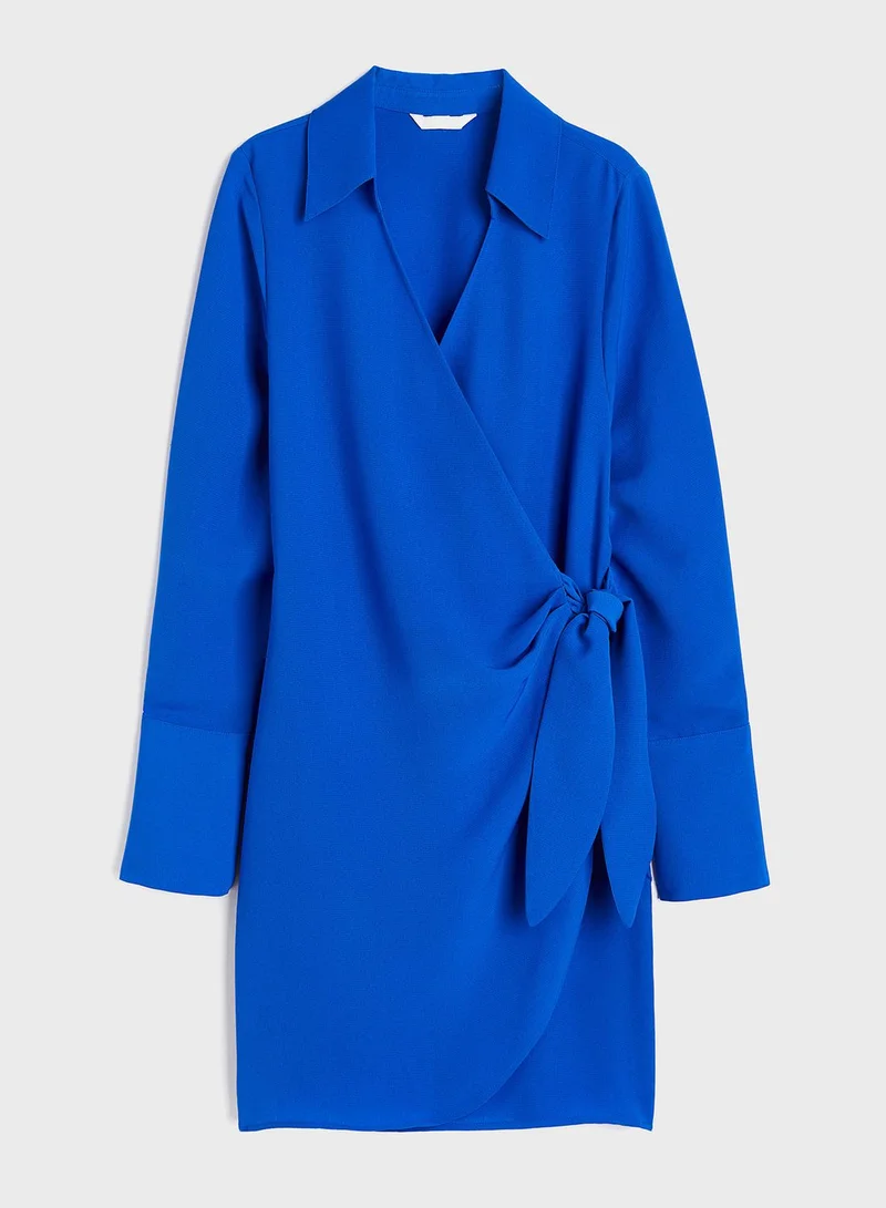 H&M Tie Detail Wrap Dress