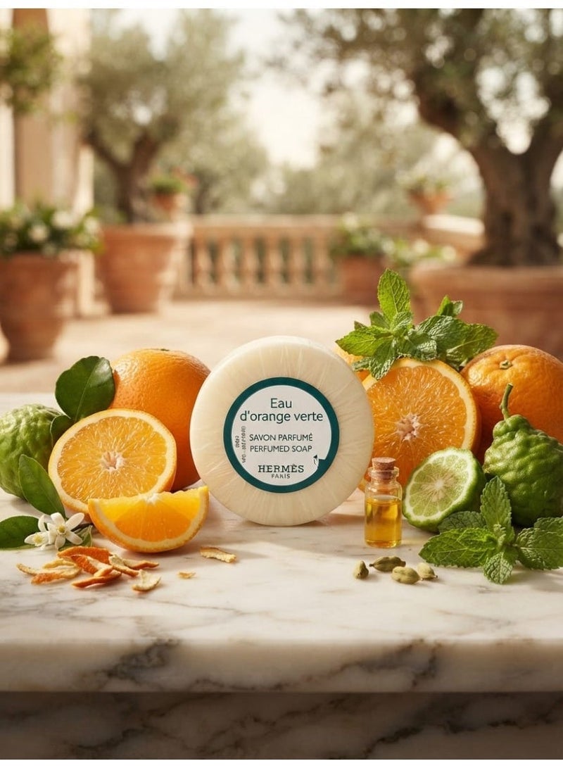 HERMES Hermès Eau d'orange verte - Perfumed Soap (100 g / 3.5 oz) - Image 3