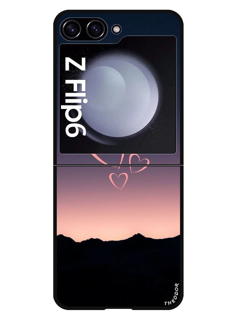 Theodor Protective Case Anti Scratch Shock Proof Bumper Cover For Samsung Galaxy Z Flip 6 Four Hearts - Image 1
