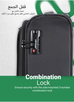 VIPTOUR Lightweight Single Piece Luggage 20 Inch Trolley Bag With 4 Spinner Wheels  - Image 3