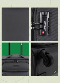 VIPTOUR Lightweight Single Piece Luggage 20 Inch Trolley Bag With 4 Spinner Wheels  - Image 4