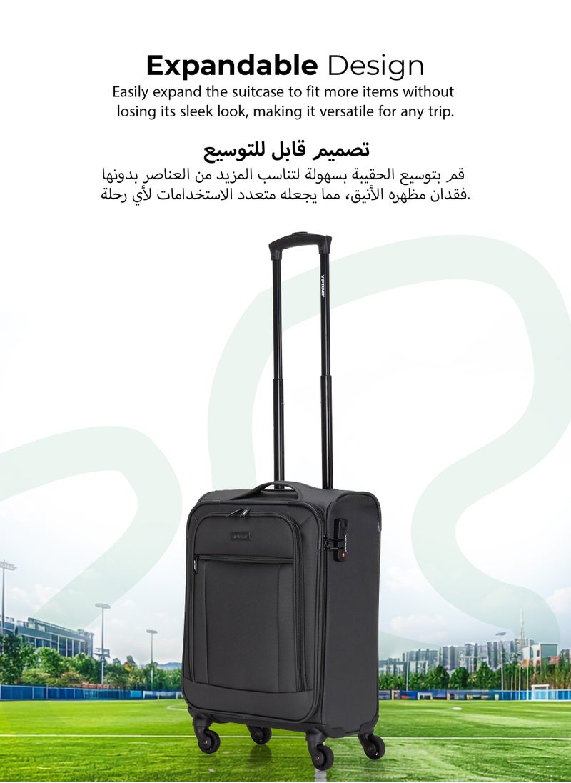 VIPTOUR - Lightweight Single Piece Luggage 20 Inch Trolley Bag With 4 Spinner Wheels - Image 1