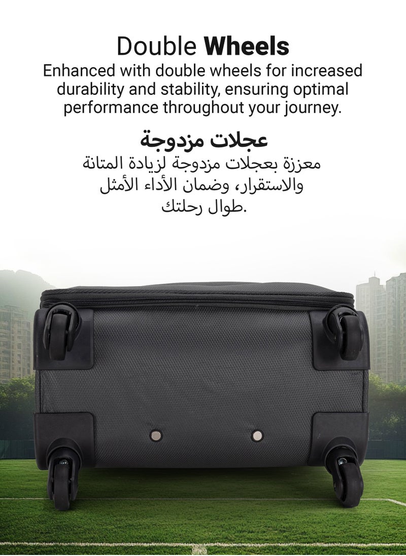 VIPTOUR - Lightweight Single Piece Luggage 20 Inch Trolley Bag With 4 Spinner Wheels - Image 1