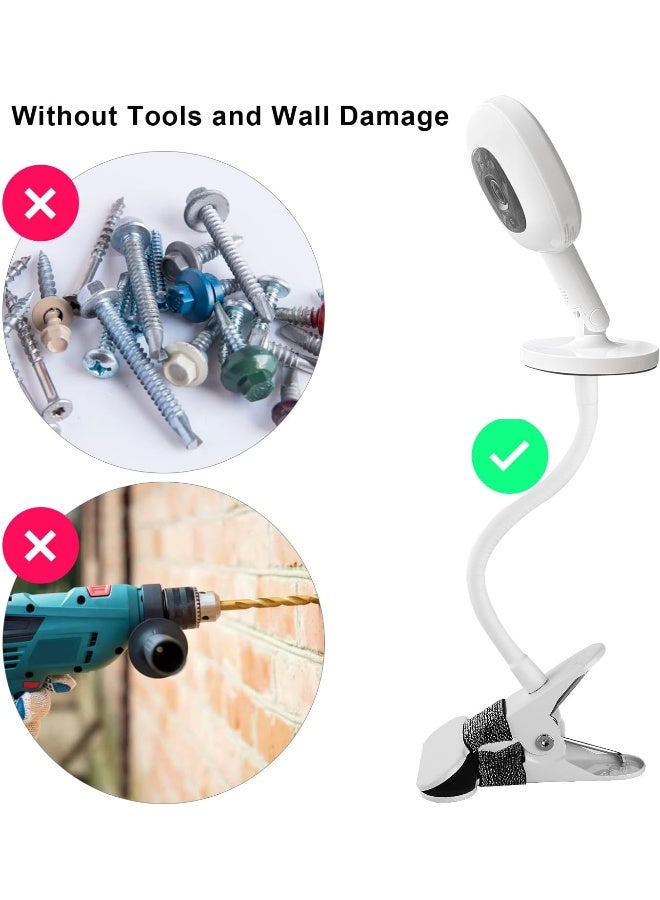 iTODOS Baby Monitor Mount Compatible with Nanit Pro Smart Baby Monitor & Flex Stand - Image 3