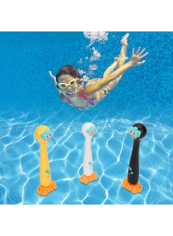 HZYH Diving Sticks Pool Toys for Kids, 3 Pack Underwater Swimming Training Toys for Ages 4-8 and 8-12, Fun Summer Water Dive Toys for Pool Games - Image 3