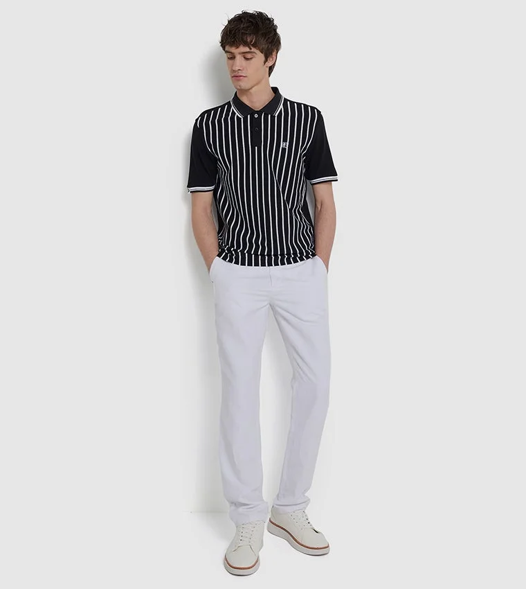 Ben Sherman  Ben Sherman Men's Short Sleeve Striped Polo Tees for Men | Best Price UAE