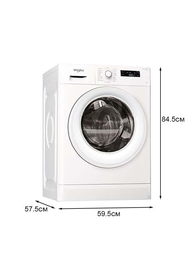 ويرلبول غسّالة بميزة التحميل الأمامي 1850 W FWF71052W GCC أبيض - Image 1