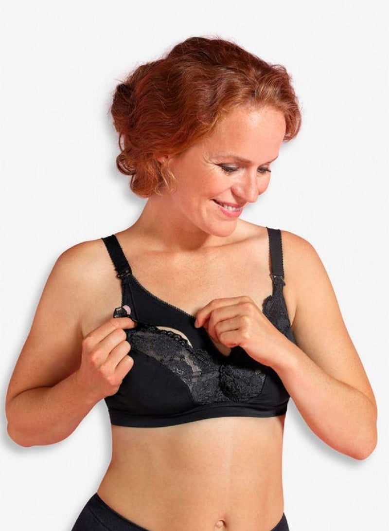 Carriwell Carriwell Lace Maternity & Nursing Bra - Black  - Image 2