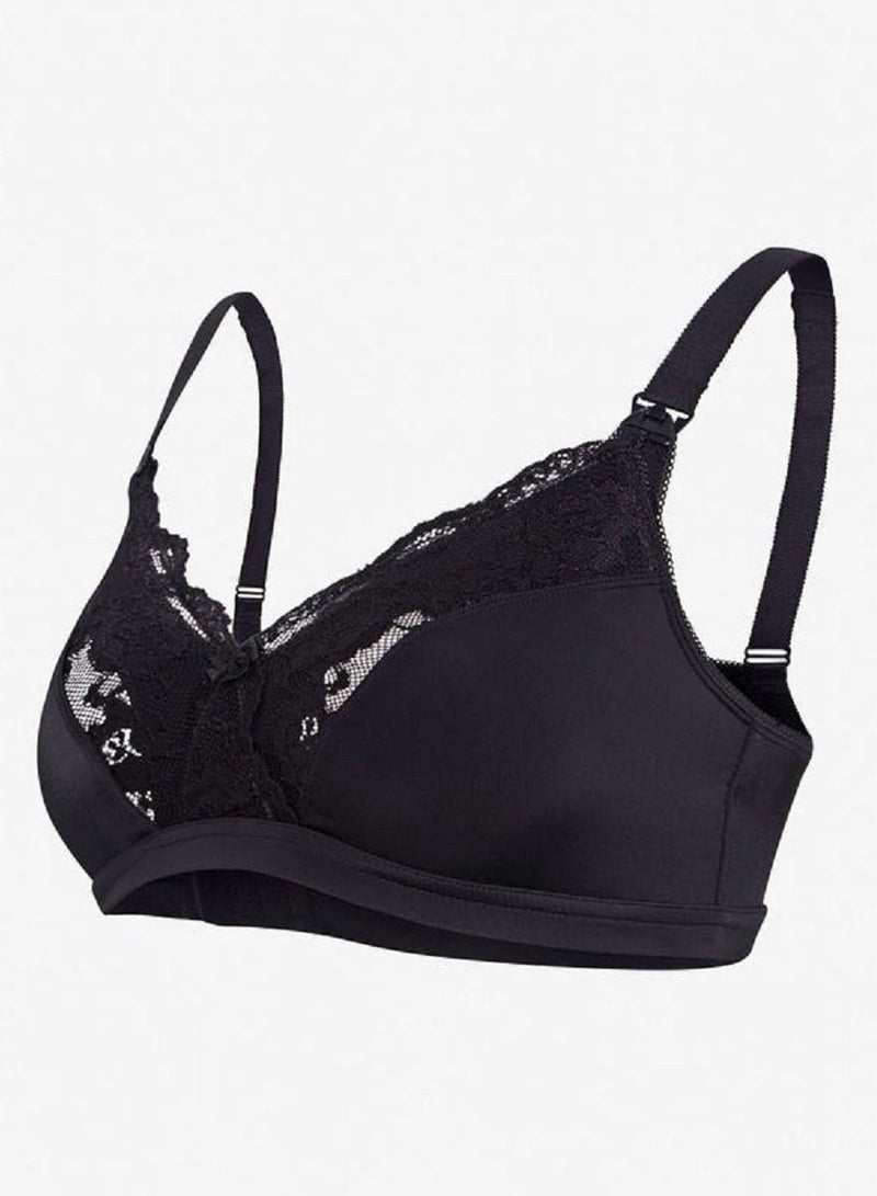 Carriwell Carriwell Lace Maternity & Nursing Bra - Black  - Image 1