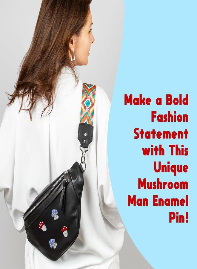 KOLIBROX Cute Pins for Backpacks - Cute Mushroom Jewelry for Women & Girls | Mushroom Accessories - Adorable Mushroom Pins | Mushroom Gifts for Teen Girls Clothing, Jackets, Bags & Hats - Image 5