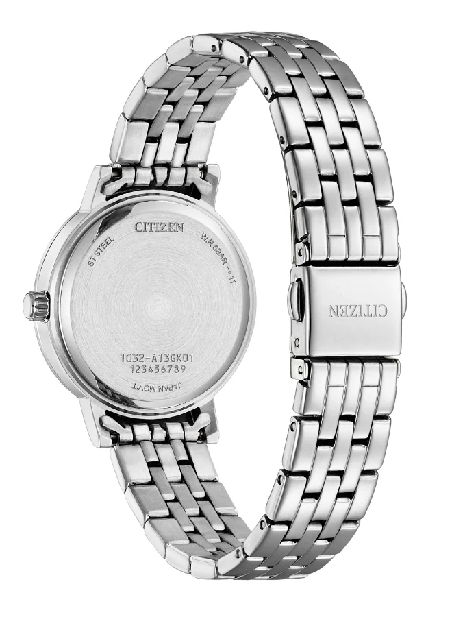 CITIZEN  Women's Stainless Steel Analog Watch EL3100-55Z - 31 mm for Women | Best Price UAE