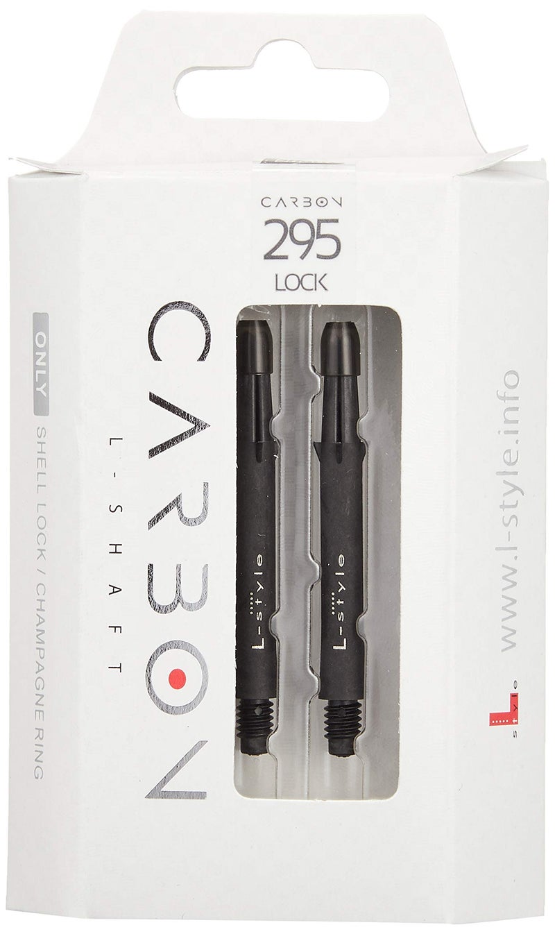 LSTYLE L-Shaft Carbon Locked Dart Shafts - 295 Long/Med - for Soft & Steel Tip Darts - Image 2