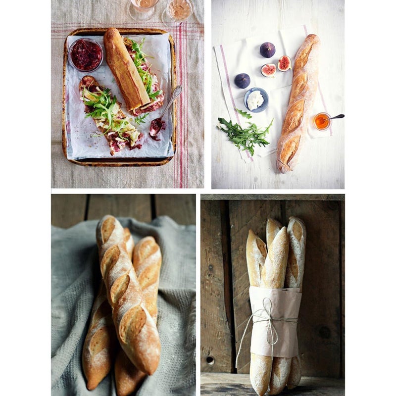 Perforated Nonstick Carbon Steel Baguette Pan Three Slot Home Baking Tray - Image 4