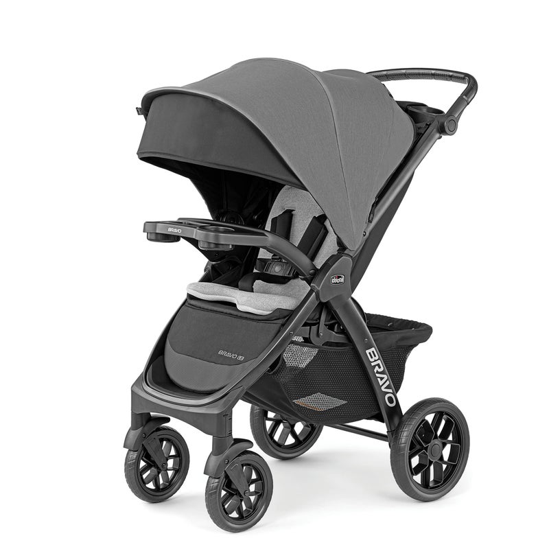 Chicco Bravo LE ClearTex QuickFold Stroller Pewter Grey
