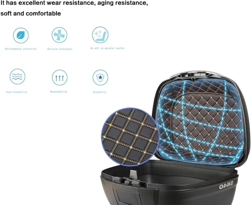 QASULER Motorcycle Top Box Liner for SHAD Models - Image 3