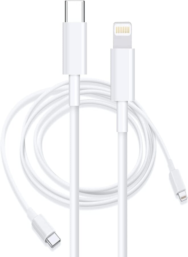 Citelect Citelect 2Pack for Apple iPhone 13 12 Fast Charger Cable 6ft [Apple MFi Certified], USB Type C to Lightning Cable 6 Foot Apple iPhone Charging Cord for Apple iPhone 13 12 11 Pro XR XS Max X 8 Plus