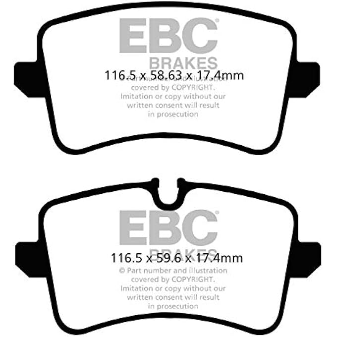 EBC Brakes DP32082C Ceramic Brake Pad Red - Image 5