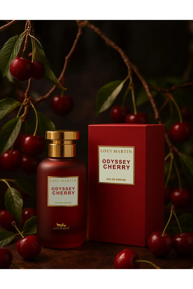 Loui Martin Odyssey Cherry Eau de Parfum 100ml – Vibrant, Fresh & Dynamic Fragrance