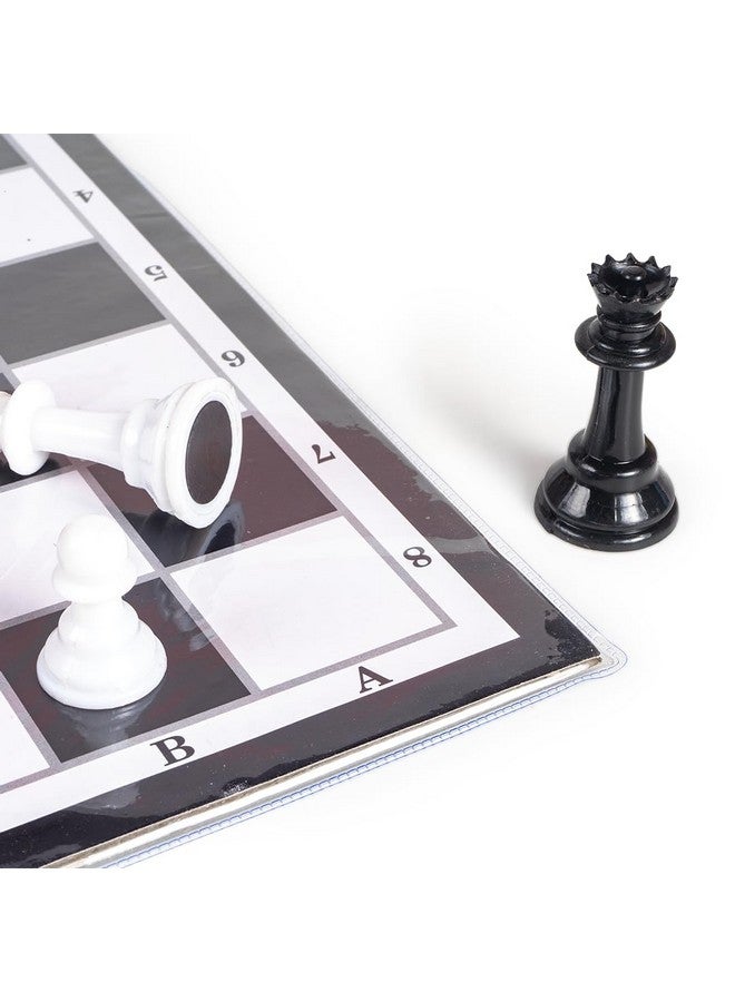 راتاناز مجموعة رقعة شطرنج مغناطيسية قابلة للطي من راتنا إكسبيرت مع قطع مغناطيسية للأطفال والكبار (13 × 13 بوصة، لوحة باللونين الأبيض والأسود) - Image 5