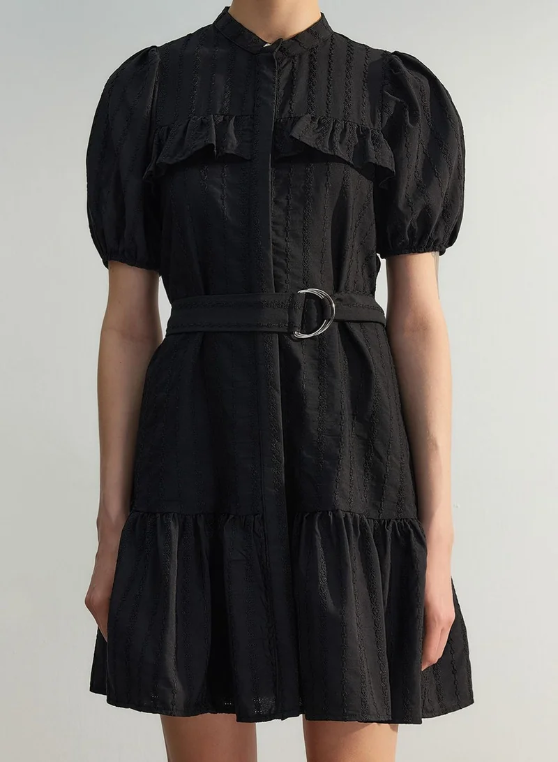 trendyol Belted Mini Dress
