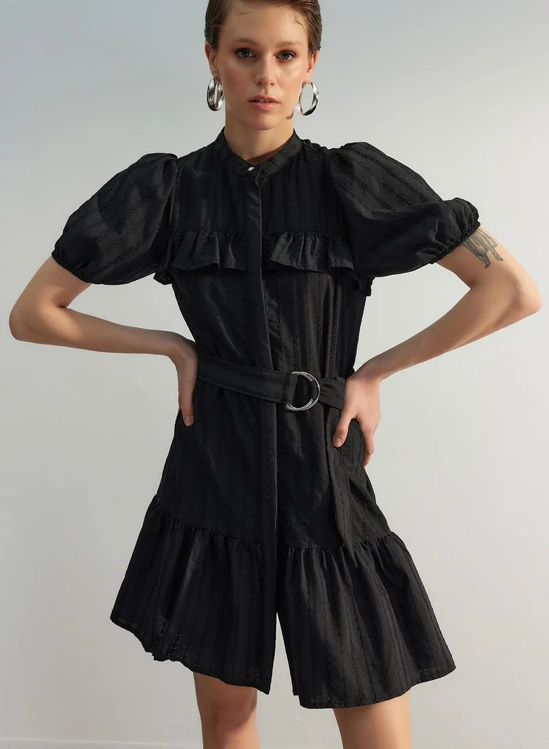 trendyol Belted Mini Dress