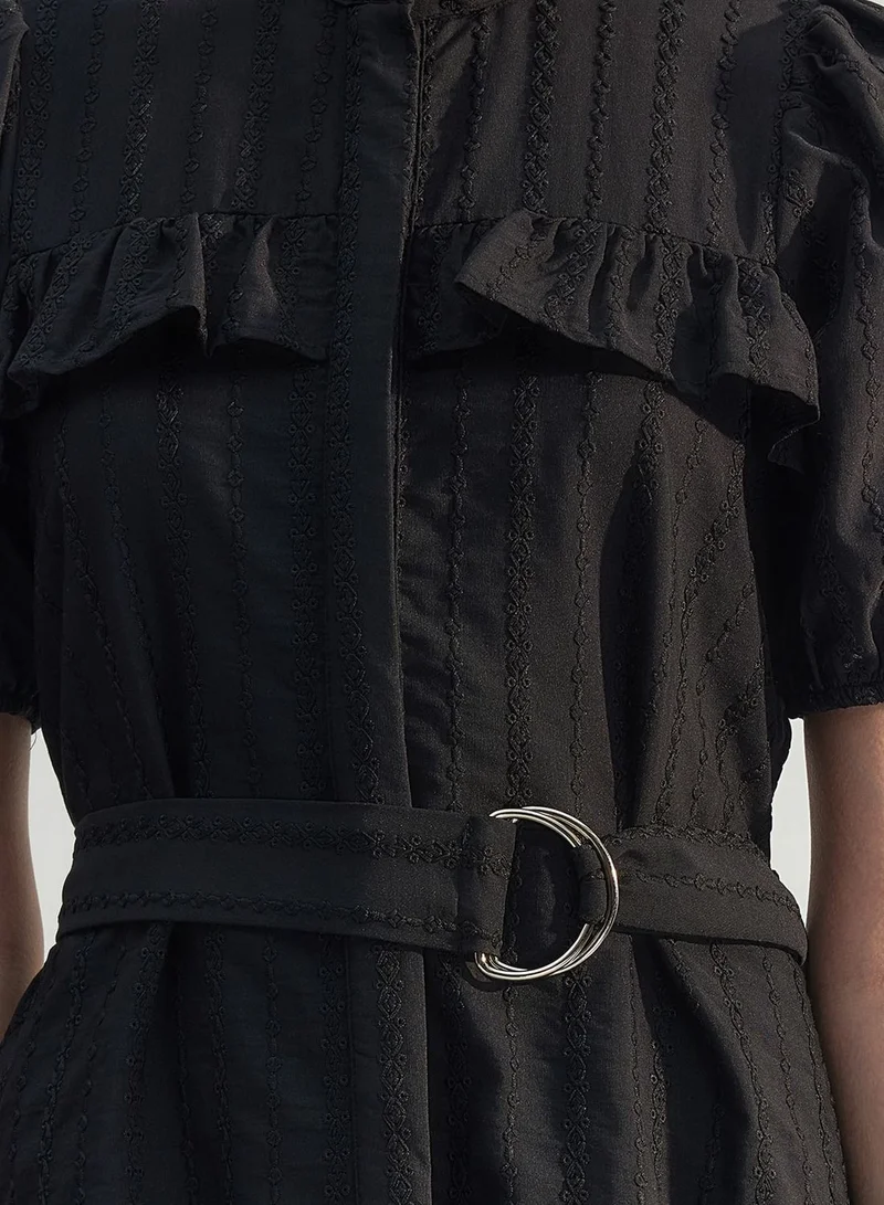 trendyol Belted Mini Dress