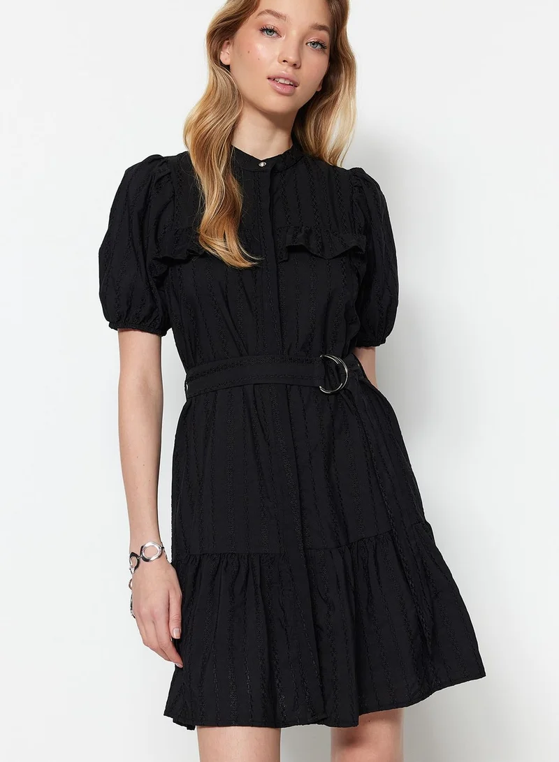 trendyol Belted Mini Dress