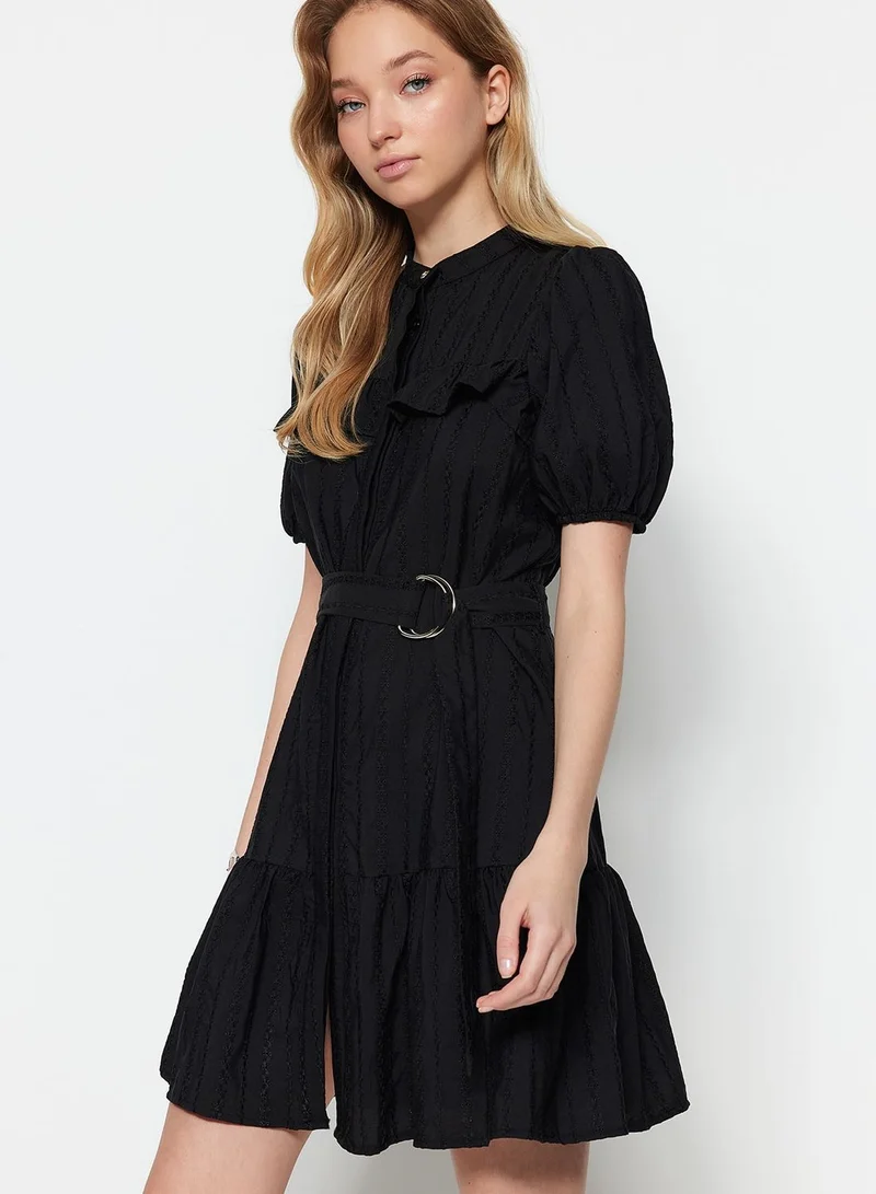 trendyol Belted Mini Dress