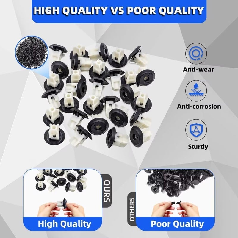 NINGFIST 30PCS M5 Door & Quarter Trim Panel Screw Clips - Image 5