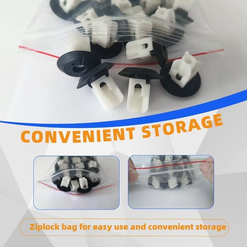 NINGFIST 30PCS M5 Door & Quarter Trim Panel Screw Clips - Image 4