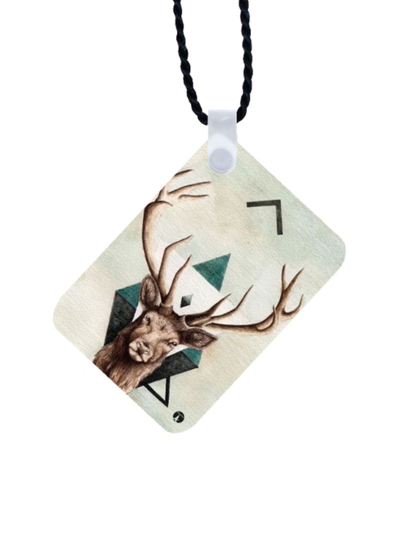 RKN Deer Printed Car Mirror Pendant - Image 2