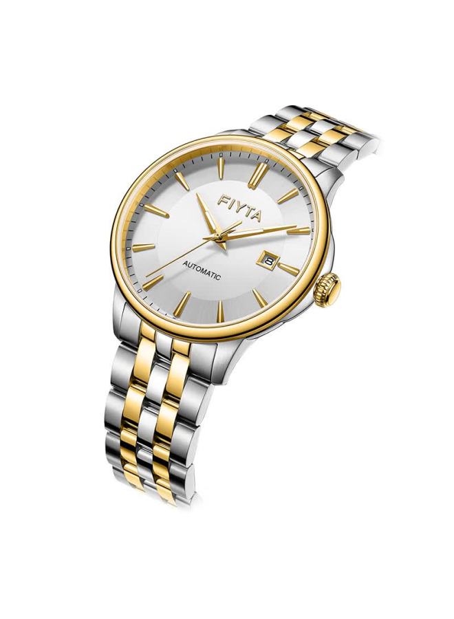 Fiyta Core Motion Series "wealthy Leader" Automatic Mechanical Men's Watch With Two-tone Steel Bracelet Holiday Gift For Men - Image 1