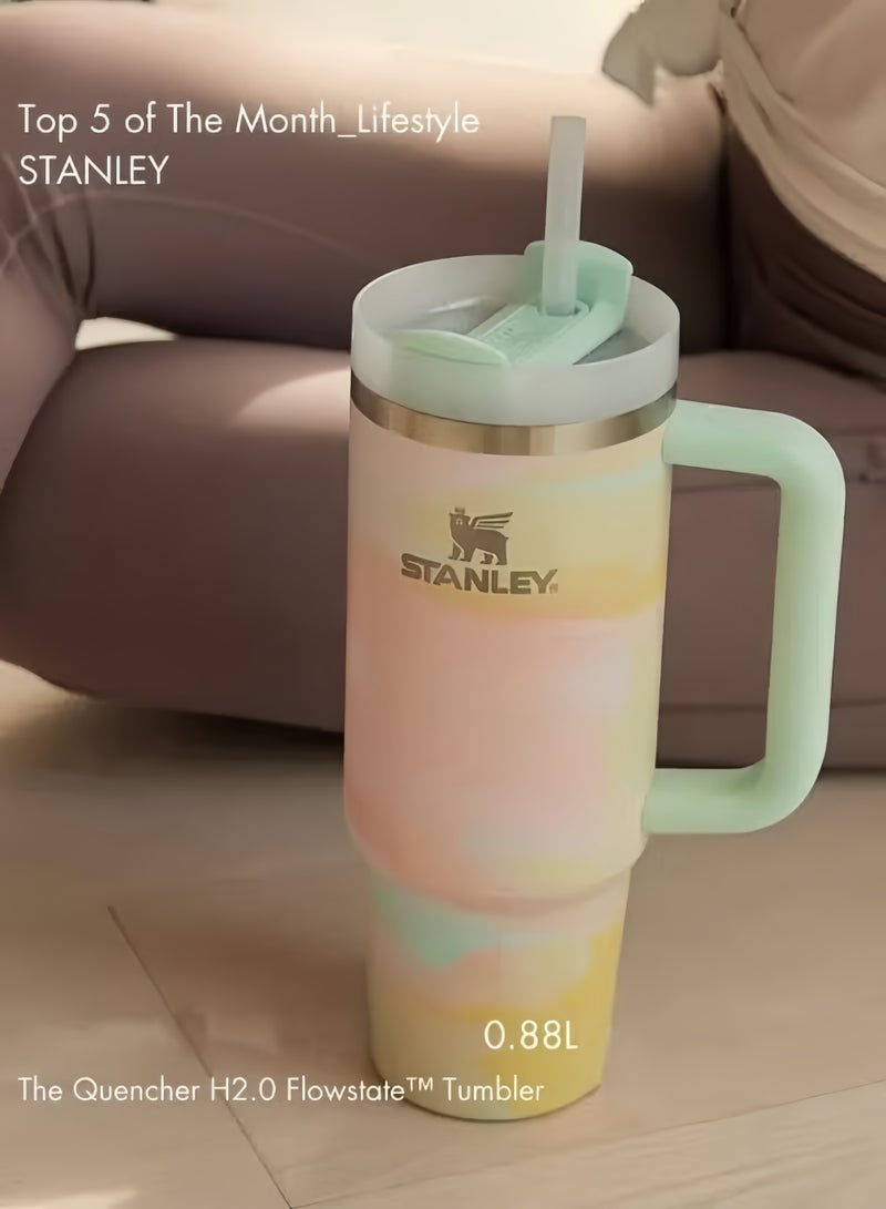 ستانلي كاينشر H2.0 فلوستات فولاذ المقاوم للصدأ فراغ معزول طوبل مع غطاء وقش للماء، الشاي المثلج أو القهوة، Smoothie وأكثر من ذلك، 40 أوقية - Image 4