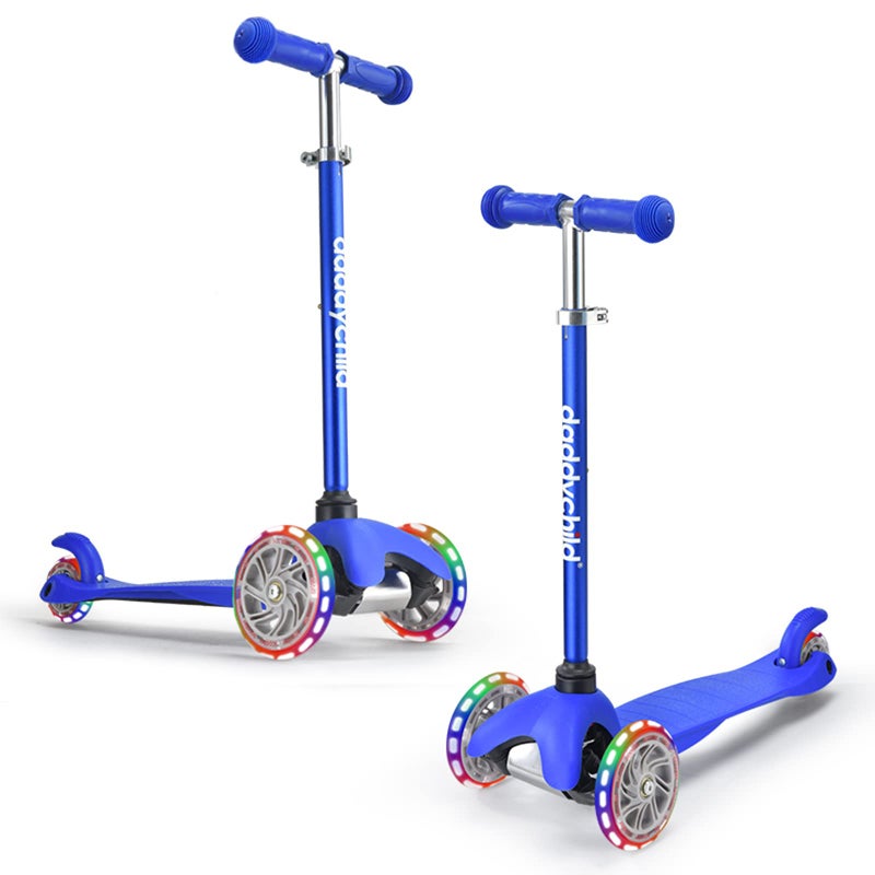 Scooter for Kids Ages 35 with Flash Wheels Kids Scooter 4 Adjustable Height Toddler Scooter Mini Kick Scooters for Children 3 Wheel Scooter for Kids for Girls Boys Learn to Steer