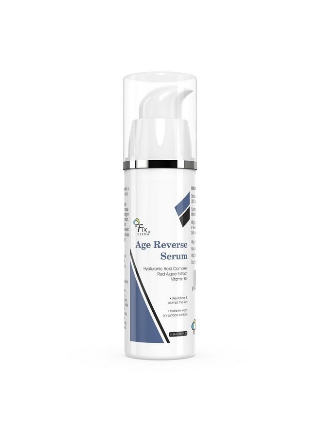 FIXDERMA 5% Hyaluronic Acid Serum, Age Reverse Serum For Glowing Skin, Anti Aging Face Serum For Unisex Improves Fine Lines, Wrinkles & Age Spots, Glowing Serum For Face - 30Ml  - Image 2