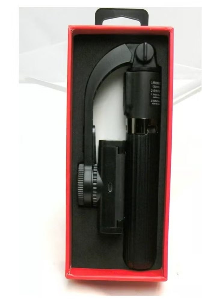 JAJEEK Selfie Stick Tripod with Remote – Foldable Mini Selfie Stick, Stable Tripod with Anti-Slip Handle for Live Broadcasts, Travel, and Vlogging – Compact Design for Easy Carry, Ideal for Smartphones, Black  - Image 1