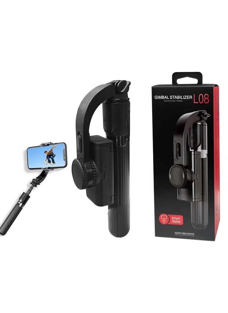 JAJEEK Selfie Stick Tripod with Remote – Foldable Mini Selfie Stick, Stable Tripod with Anti-Slip Handle for Live Broadcasts, Travel, and Vlogging – Compact Design for Easy Carry, Ideal for Smartphones, Black  - Image 3