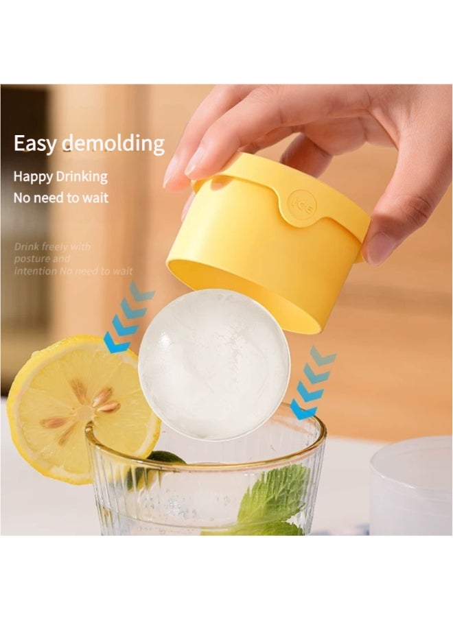 Generic Ice Cube Maker*3, Silicone Large Ball Shape Spherical Ice Cube Mould Machine Quick Freezer Kitchen Gadget  - Image 3